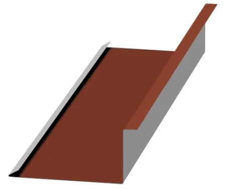 Планка примыкания нижняя Металл Профиль 250x122x2000 0,50 PURETAN цвет RR 750