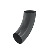 Колено трубы d-90 мм Аквасистем Комфорт Полиэстер 0,55 RAL 7024