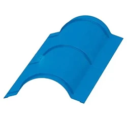 Планка конька круглого Металл Профиль R110x2000 Полиэстер 0,45