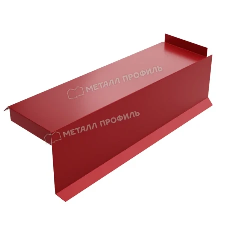 Планка сегментная торцевая правая Металл Профиль 400 мм 0,5 Norman цвет RAL 3011