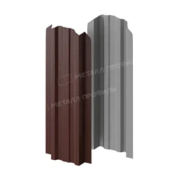 Штакетник Металл Профиль Прямоугольный Lane Puretan 0,5 фигурный