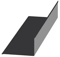 Планка примыкания верхняя Металл Профиль 250x147x2000 Puretan 0,5