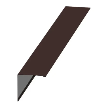 Планка угла наружного Металл Профиль 115x115x2000 Viking 0,45 цвет RAL 8017 Планка угла наружного Металл Профиль 115x115x2000 Viking 0,45 цвет RAL 8017