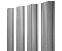 Штакетник Grand Line Полукруглый Slim Drap 0,45 прямой Штакетник Grand Line Полукруглый Slim Drap 0,45 прямой