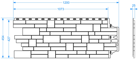 Пластиковая фасадная панель Döcke Stern   фото