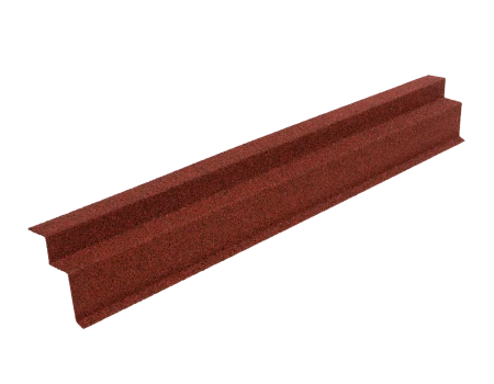 Планка карнизная для композитной черепицы Luxard цвет Бордо Планка карнизная для композитной черепицы Luxard цвет Бордо