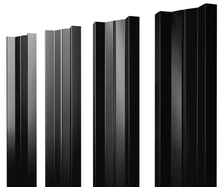 М-образный PurPro Matt 0,5 RAL 9005 прямой