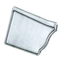 Заглушка желоба левая Grand Line Vortex 0,45 Оцинкованная