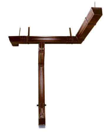 Кронштейн трубы на кирпич ГрандЛайн Vortex Matt Полиэстер Matt 0,45 RAL 8017 (шоколад)