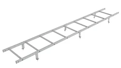 Кровельная лестница Borge New Line универсальная 2,7 м