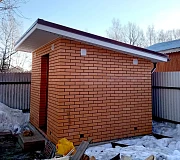 Хозпостройка с кровлей Grand Line Classic GL RAL 3005