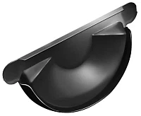 Заглушка желоба d-125 мм торцевая универсальная Grand Line GL PU Полиуретан 0,6 RAL 9005