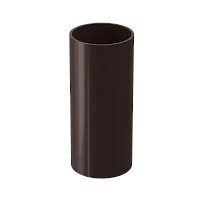 Труба водосточная ПВХ d-100 мм 1 м Döcke Lux шоколад RAL 8019