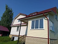 Вход в дом с крыльцом и крышей Shinglas Кантри Огайо