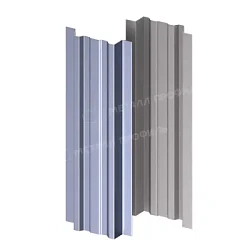 Штакетник Металл Профиль Прямоугольный Lane Purman 0,5 прямой