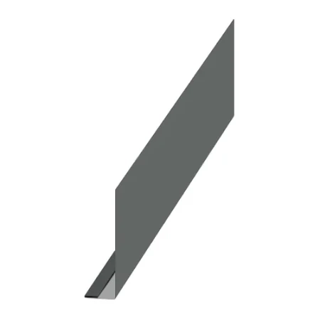 Планка карнизного свеса Металл Профиль 250x50x2000 0,45 Полиэстер цвет RAL 7005 Планка карнизного свеса Металл Профиль 250x50x2000 0,45 Полиэстер цвет RAL 7005