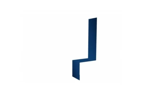 Планка примыкание боковое фальц Grand Line 0,45 Полиэстер цвет RAL 5005