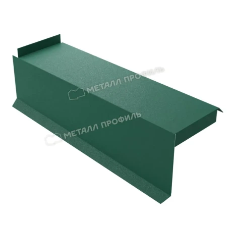 Планка сегментная торцевая левая Металл Профиль 350 мм 0,5VikingMP E цвет RAL 6005