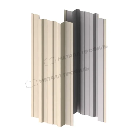 Прямоугольный Trapeze Полиэстер 0,45 RAL 1015 прямой