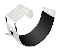 Соединитель желоба d-125 мм Grand Line PE Полиэстер двухсторонний 1,00 RAL 9003