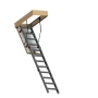 Чердачная люк-лестница Oman Алюминиевая складная 3-х секционная Alu Profi Lite   фото