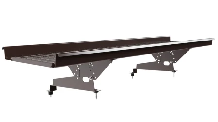 Для металлочерепицы с высокой ступенькой 1,5 м, Ral 8017 Для металлочерепицы с высокой ступенькой 1,5 м, Ral 8017