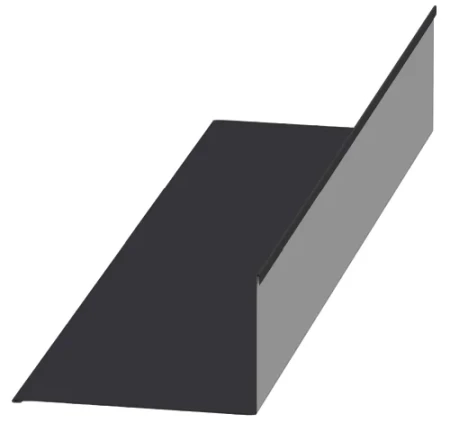 Планка примыкания верхняя Металл Профиль 250x147x2000 0,50 PURETAN цвет RR 23 Планка примыкания верхняя Металл Профиль 250x147x2000 0,50 PURETAN цвет RR 23