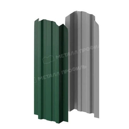 Прямоугольный Lane Viking E 0,5 RAL 6005 фигурный