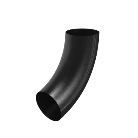 Колено трубы d-100 мм Aquasystem Premium PU Matt 0,6 RAL 9005