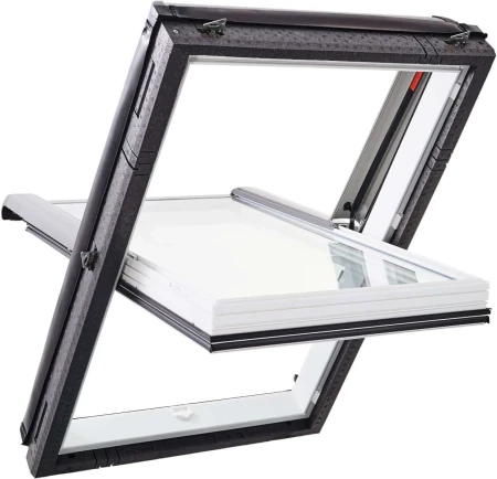 Мансардное окно Roto Designo R45 K200   фото Мансардное окно Roto Designo R45 K200   фото