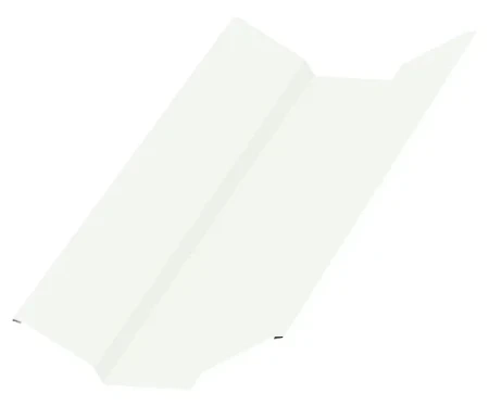 Планка ендовы верхняя Металл Профиль 76x76x2000 0,5 Norman цвет RAL 9003