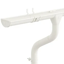 Комплект металлического водостока Аквасистем Комфорт d-125x90 мм 6 м/3 м Полиэстер 0,55 RR 20