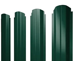 Штакетник Grand Line П-образный Полиэстер двухсторонний 0,45 фигурный