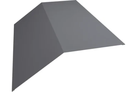 Планка конька плоского Grand Line 145x145 0,5 Satin цвет RAL 7004