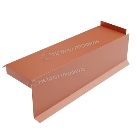 Планка сегментная торцевая правая Металл Профиль 400 мм 0,5 PURETAN цвет RR 750 Планка сегментная торцевая правая Металл Профиль 400 мм 0,5 PURETAN цвет RR 750