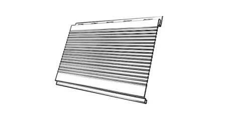 Вертикаль Gofr 0,45 Print Premium Antique Wood