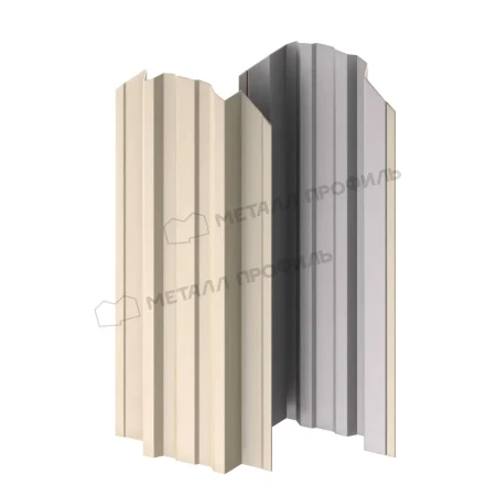 Прямоугольный Trapeze Norman 0,5 RAL 1015 фигурный