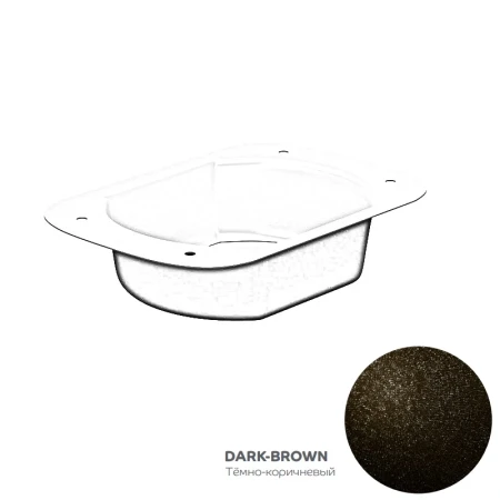 Воронка выпускная 76x102 мм Металл Профиль FORAMINA FREEZE QUADRO Valori двухстороннее 0,6   фото