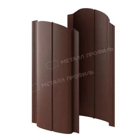 Круглый Ellipse Полиэстер двухсторонний 0,45 RAL 8017 фигурный