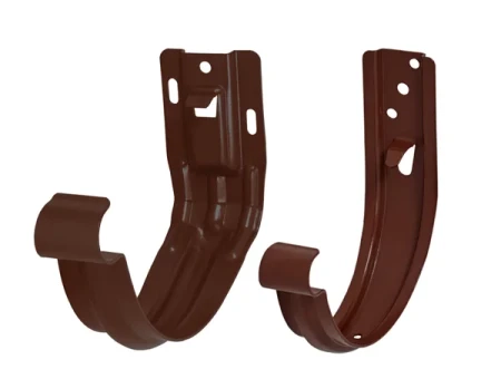 Крюк крепления желоба d-125 мм универсальный Aquasystem Premium Pural Matt 4,0 RAL 8017