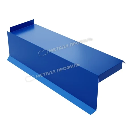 Планка сегментная торцевая левая Металл Профиль 350 мм 0,5 Norman цвет RAL 5005