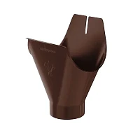 Воронка желоба выпускная d-125x90 мм Аквасистем Комфорт Полиэстер 0,55 RAL 8017