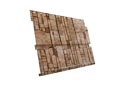 Металлосайдинг Grand Line Квадро Брус 0,45 Print Elite