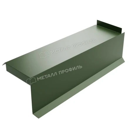 Планка сегментная торцевая правая Металл Профиль 400 мм 0,5 PURETAN цвет RR 11