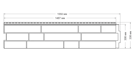 Пластиковая фасадная панель Grand Line ЯФАСАД Крымский сланец   фото