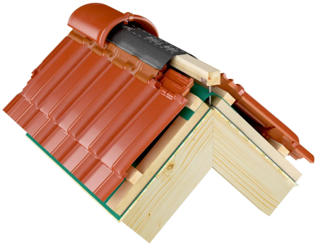 Коньковая вентиляционная лента Eurovent ROLL GEO   фото