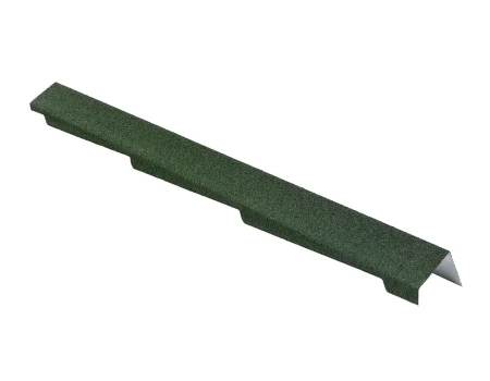 Планка торцевая правая для композитной черепицы Luxard цвет Абсент Планка торцевая правая для композитной черепицы Luxard цвет Абсент