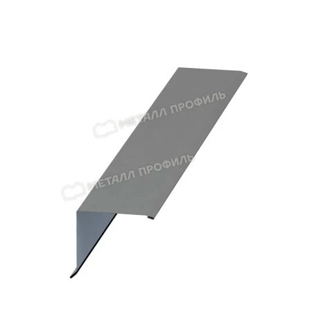 Планка торцевая Металл Профиль 135x145x2000 0,5 Norman цвет RAL 9006