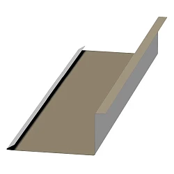 Планка примыкания нижняя Металл Профиль 250x122x2000 Полиэстер 0,45