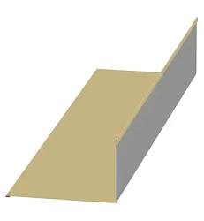 Планка примыкания верхняя Металл Профиль 140x90x2000 Полиэстер 0,45